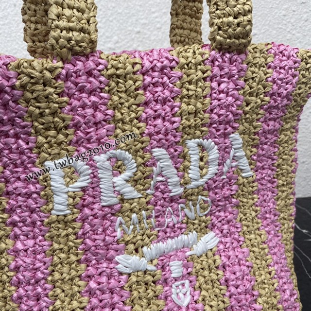 Prada專櫃新款纖維托特包 1BG422 普拉達小號手提購物包 csp1575